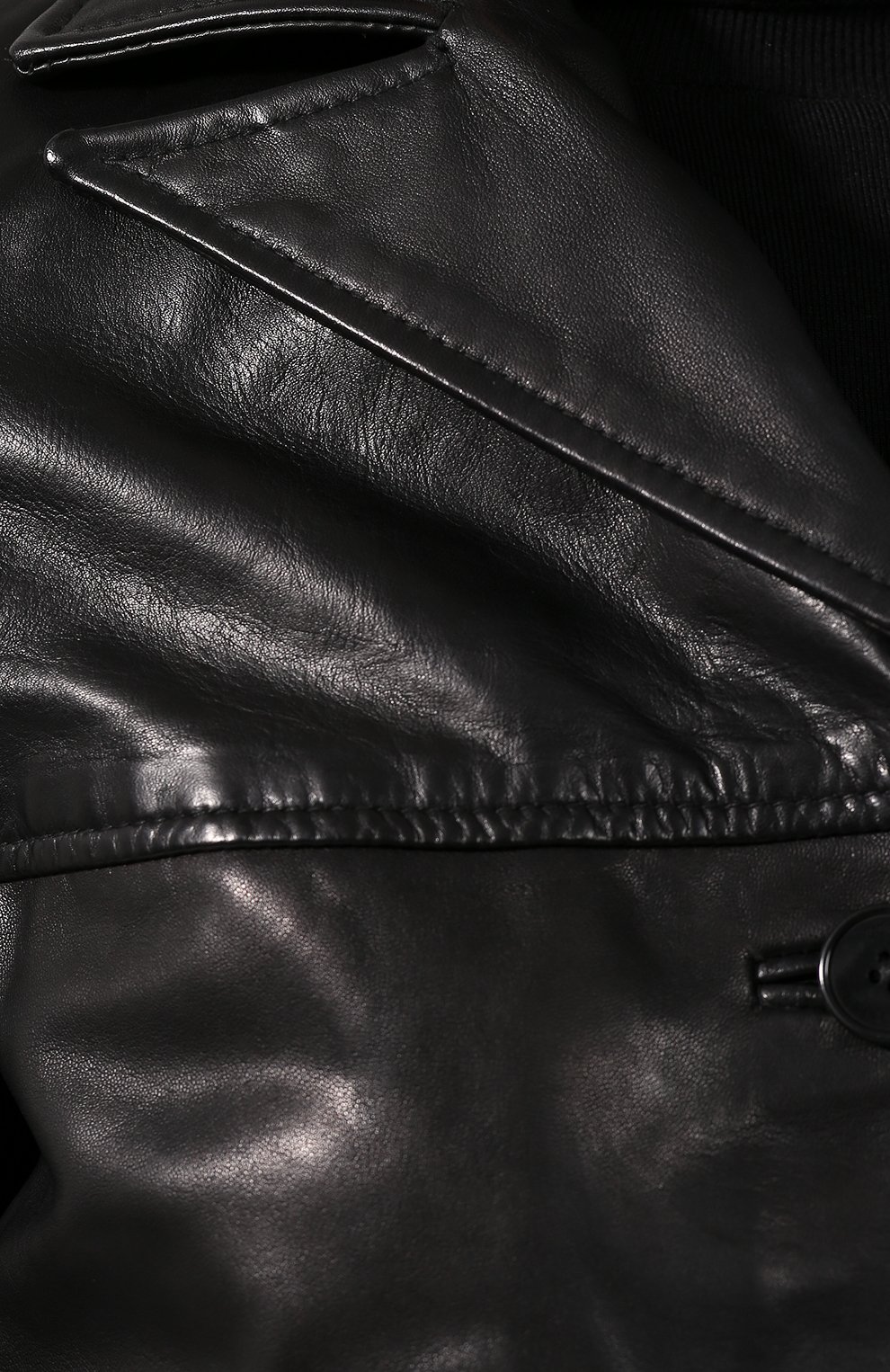 Кожаная куртка ZADIG AND VOLTAIRE черного цвета по цене 69750 руб., арт. WHCB1402F, фото 5 Кожаная куртка ZADIG AND VOLTAIRE, арт. WHCB1402F, фото 5
