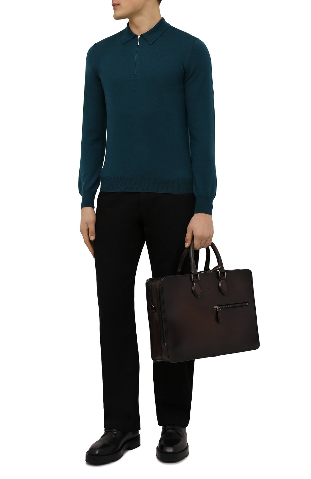 Кожаная сумка для ноутбука BERLUTI, арт. M149250, фото 2