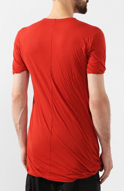 Хлопковая футболка RICK OWENS, арт. RU19F4256/UC, фото 4