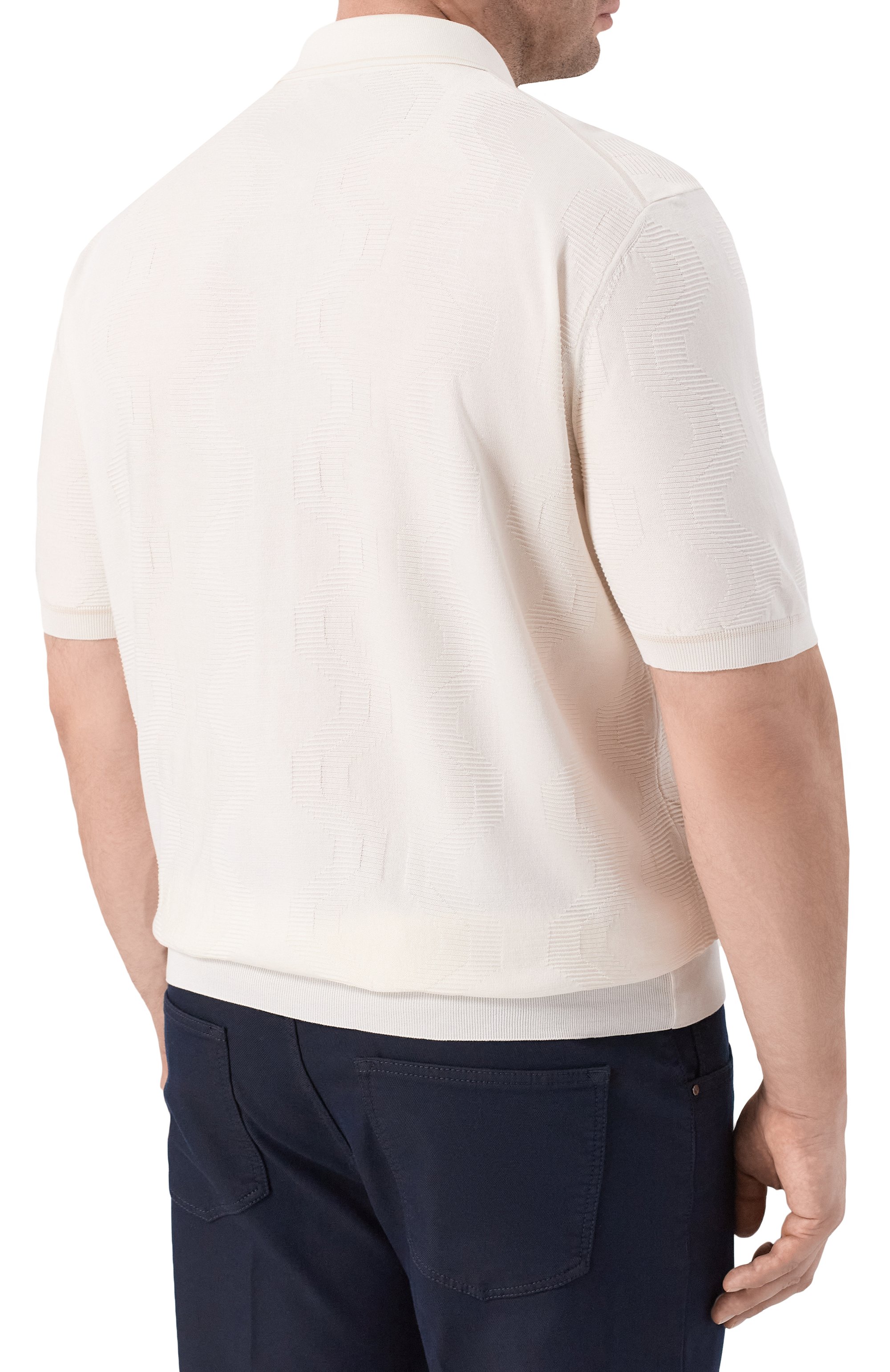 Поло из шелка и хлопка STEFANO RICCI, арт. K818105P31/F26171, фото 4