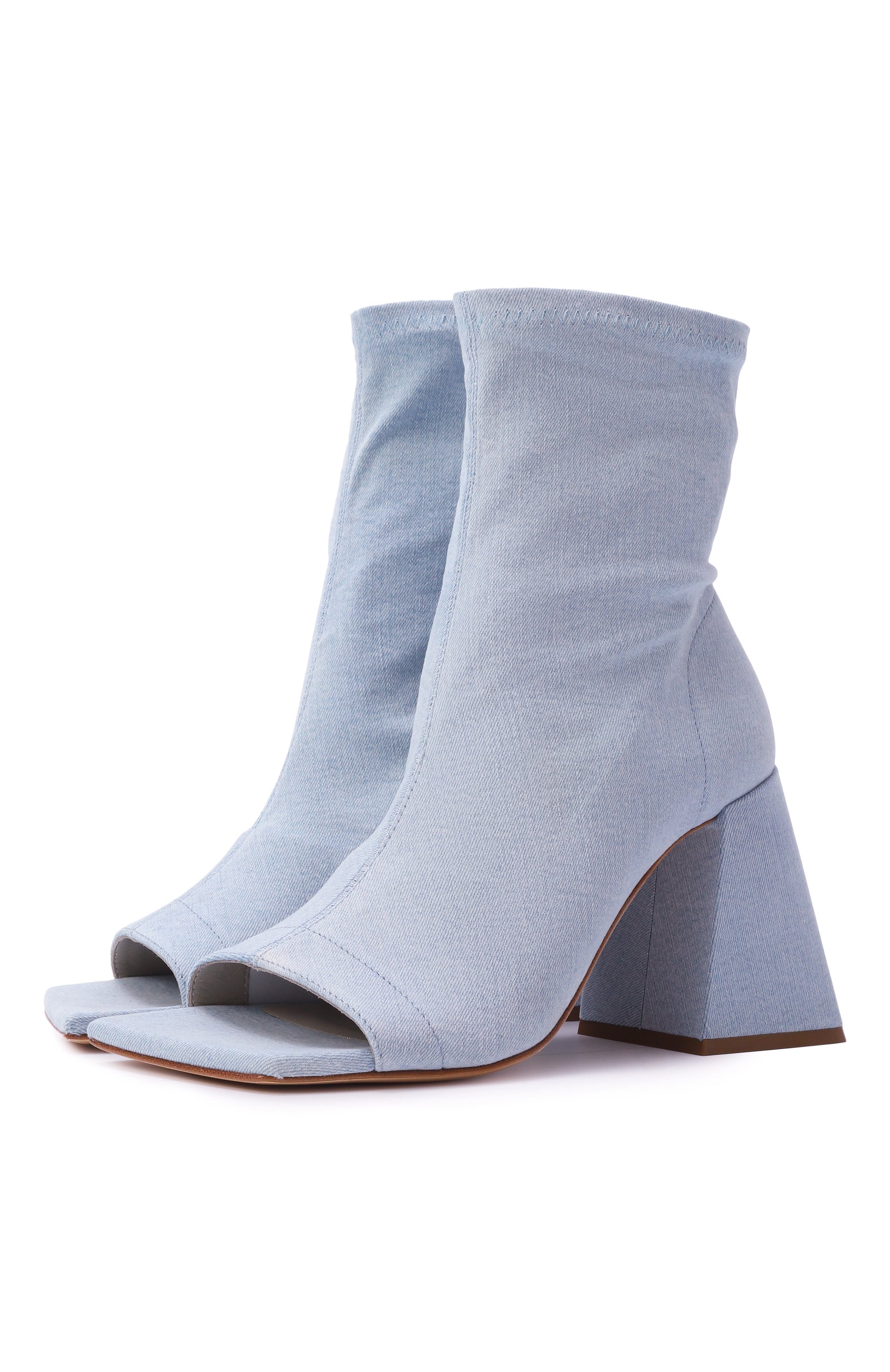 Текстильные ботильоны ming VIC MATIE голубого цвета по цене 45000 руб., арт. 1G3854D_G46G030515, фото 1 Текстильные ботильоны ming VIC MATIE, арт. 1G3854D_G46G030515, фото 1