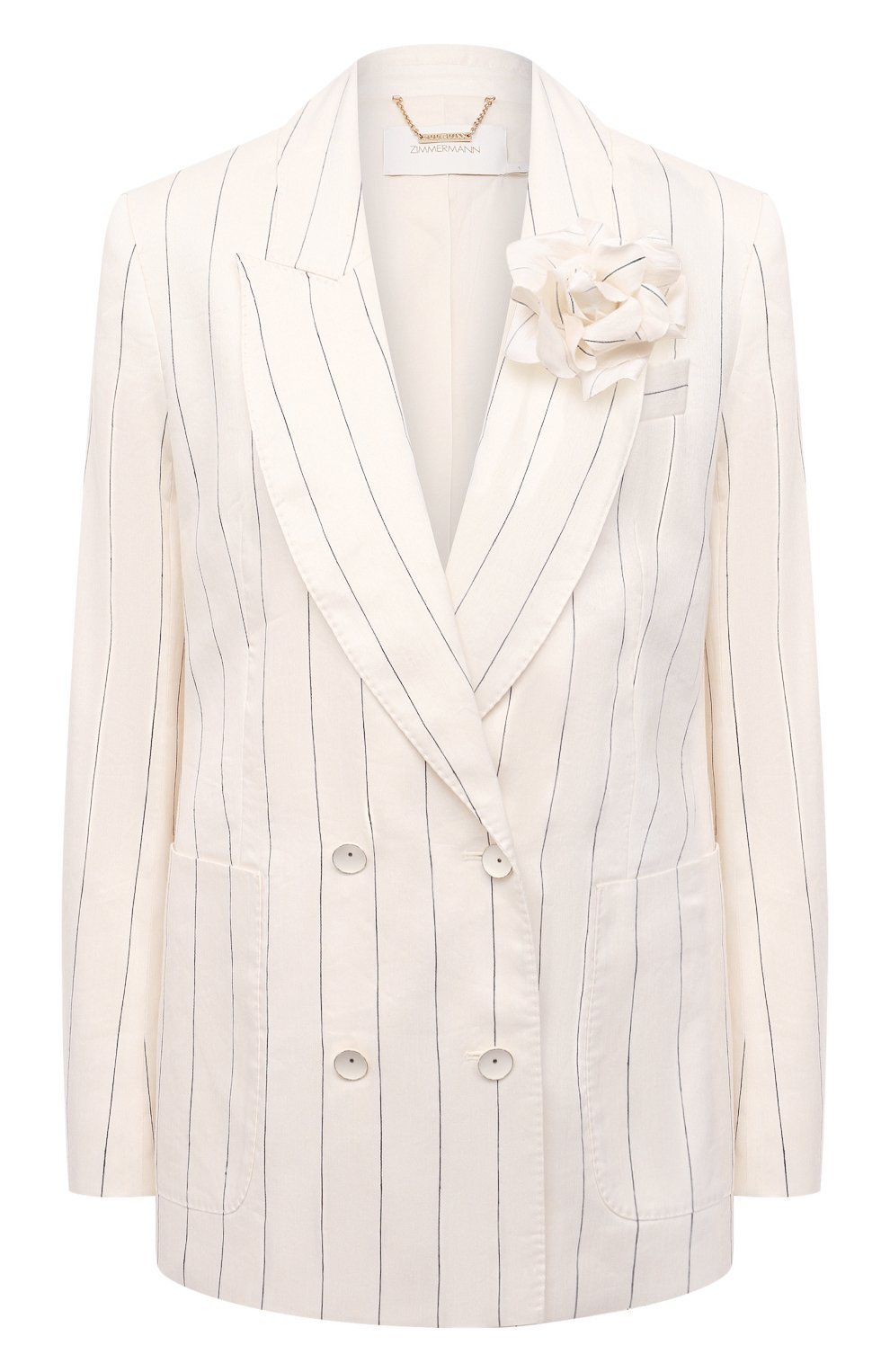Жакет из вискозы и льна ZIMMERMANN, арт. 9547JAND, фото 1