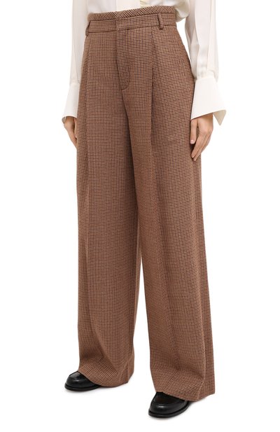 Шерстяные брюки CHLOÉ, арт. CHC20APA48163, фото 4