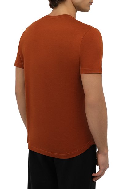 Футболка из шелка и хлопка LORO PIANA, арт. FAF6128, фото 4