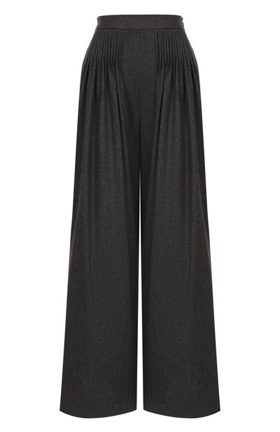 Женские брюки из хлопка и кашемира EMPORIO ARMANI, арт. EW005005/TE10537