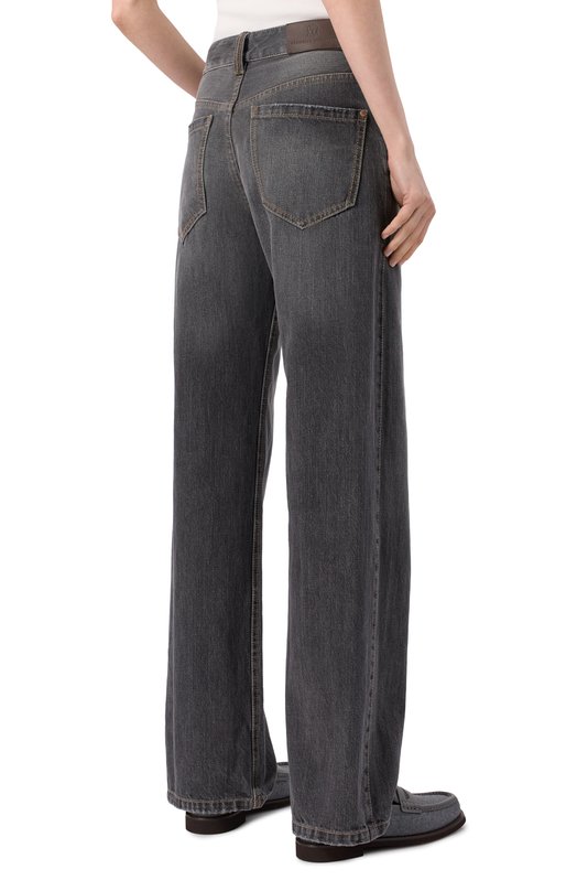 Джинсы Brunello Cucinelli MP095P5565 Серый  MP095P5565 Фото 4