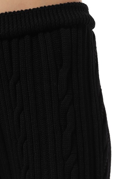 Шерстяные брюки AND THE BRAND черного цвета по цене 55050 руб., арт. W24-P030-0702-900, фото 5 Шерстяные брюки AND THE BRAND, арт. W24-P030-0702-900, фото 5