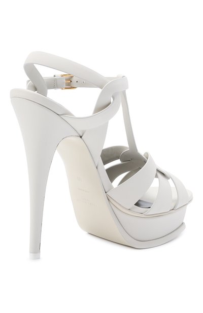 Кожаные босоножки tributetoo SAINT LAURENT, арт. 315487/BZC00, фото 4