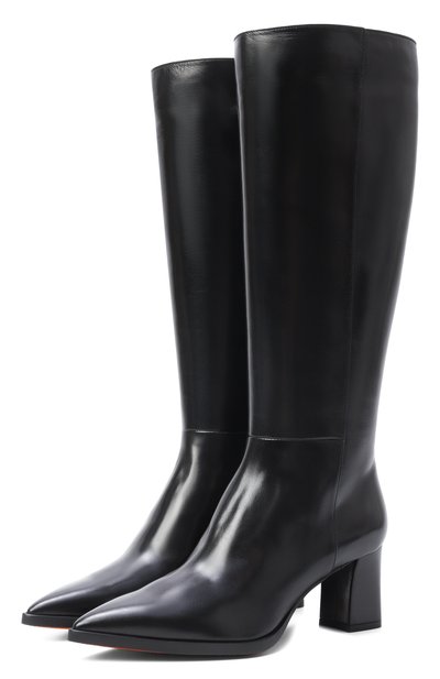 Женские кожаные сапоги SANTONI, арт. WSEG71881PC4HVGB