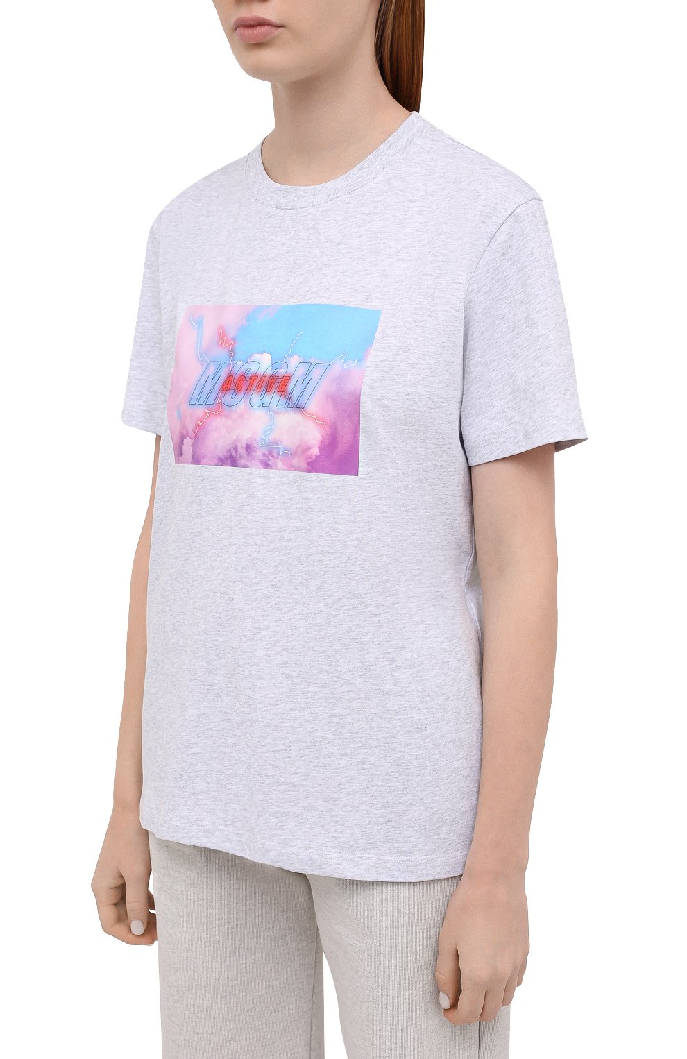Хлопковая футболка MSGM, арт. 3045MDM07 217296, фото 3