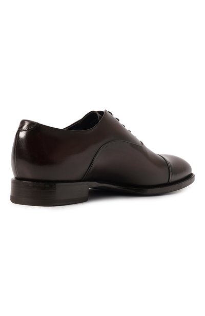 Кожаные оксфорды FRANCESCHETTI темно-коричневого цвета по цене 85150 руб., арт. 0570018/PATINA LUX, фото 4 Кожаные оксфорды FRANCESCHETTI, арт. 0570018/PATINA LUX, фото 4