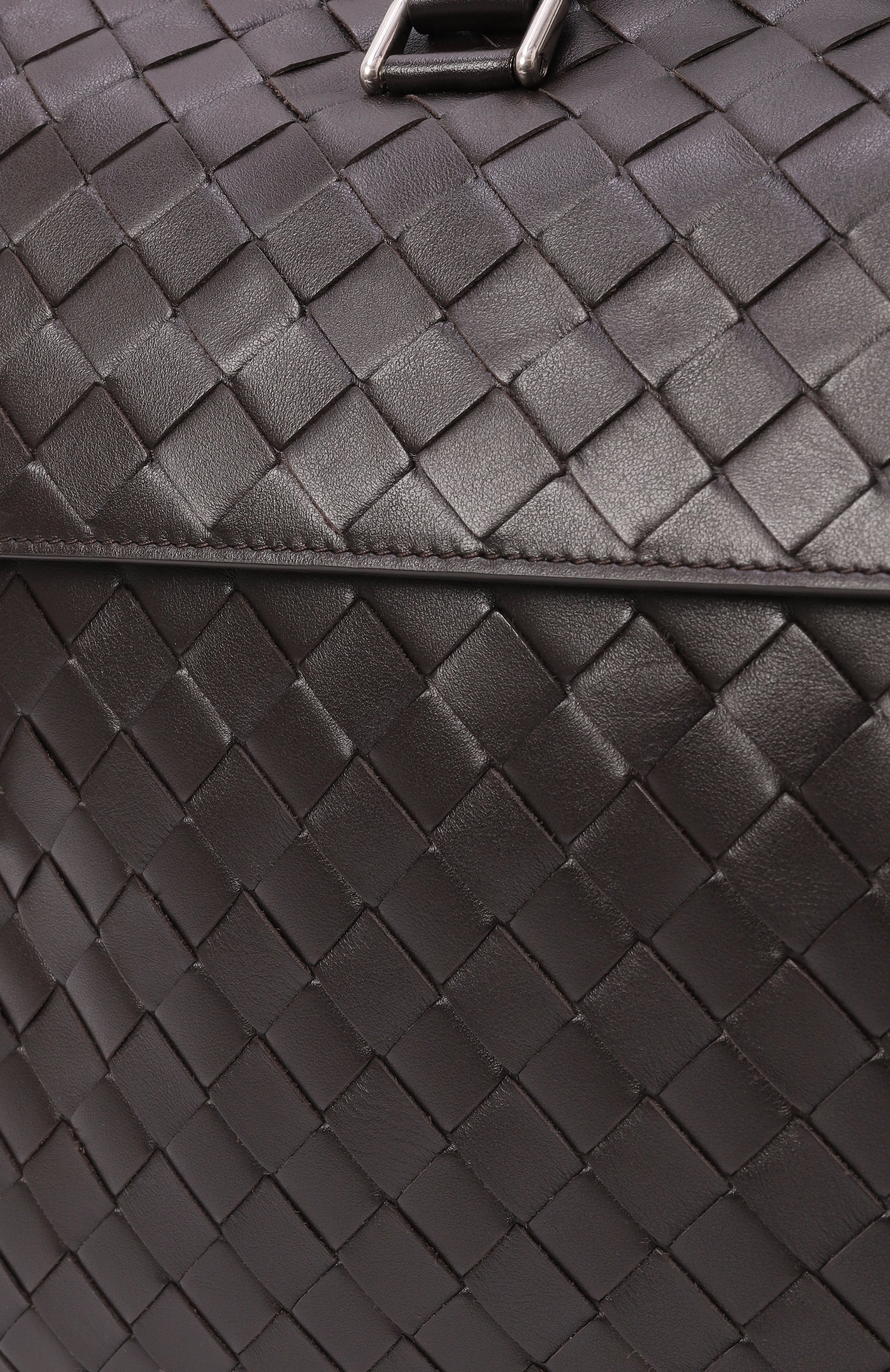 Сумка zip tape weekender BOTTEGA VENETA темно-коричневого цвета по цене 651500 руб., арт. 815814/V2HL1, фото 3 Сумка zip tape weekender BOTTEGA VENETA, арт. 815814/V2HL1, фото 3