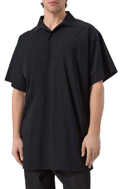 Хлопковое поло garde-robe BALENCIAGA, арт. 817163/TRVW4, фото 3