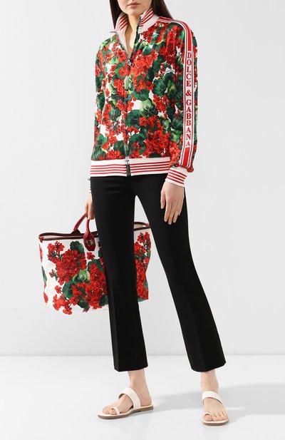 Кардиган из вискозы DOLCE & GABBANA красного цвета по цене 140500 руб., арт. F9D71T/FSRKF, фото 2 Кардиган из вискозы DOLCE & GABBANA, арт. F9D71T/FSRKF, фото 2