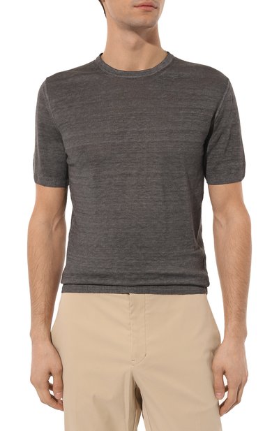 Льняной джемпер 120% LINO, арт. 31ALIM39BM/G266/S00, фото 3