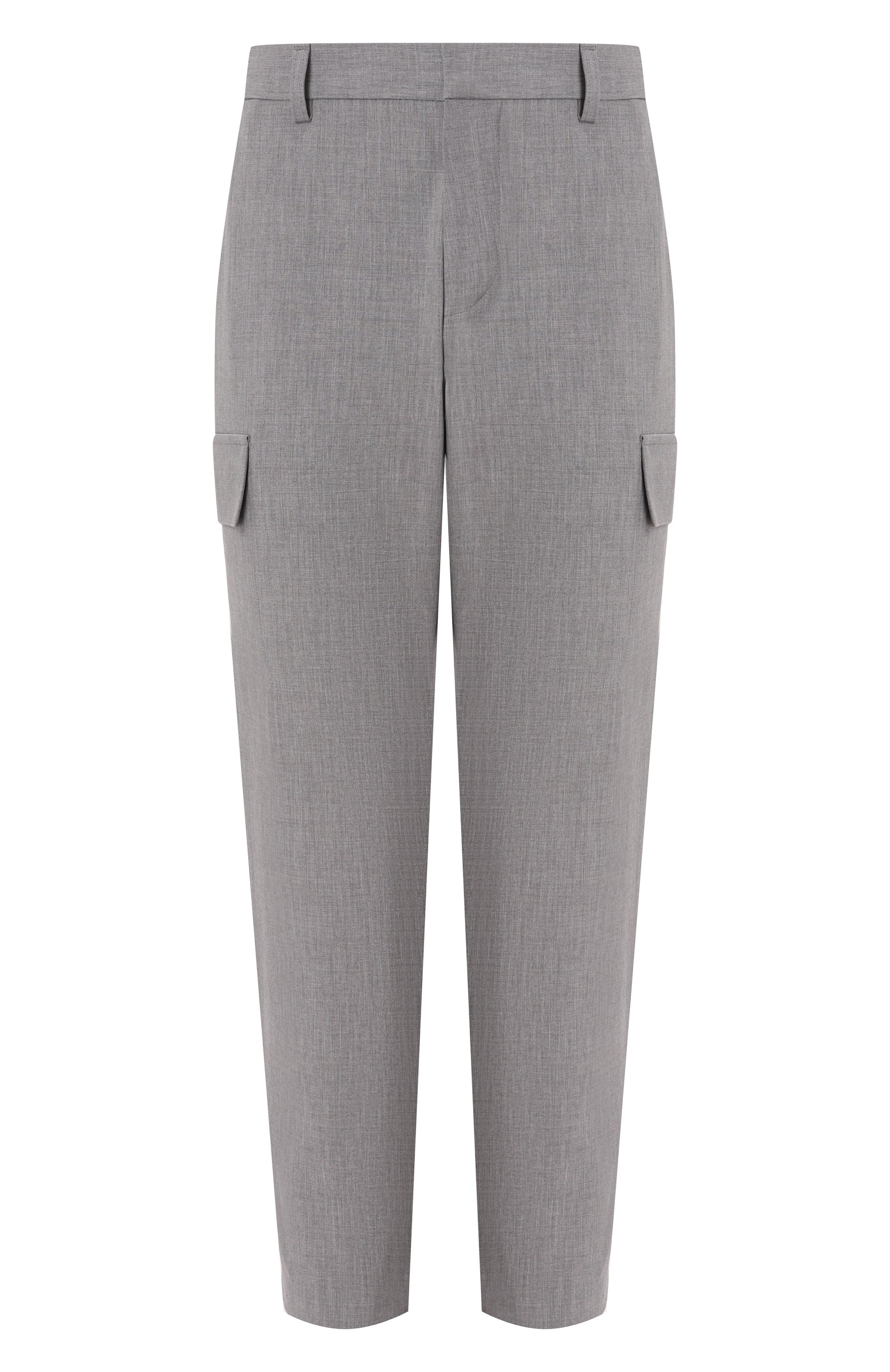 Брюки-карго из вискозы и шерсти BOSS, арт. 50535069, фото 1