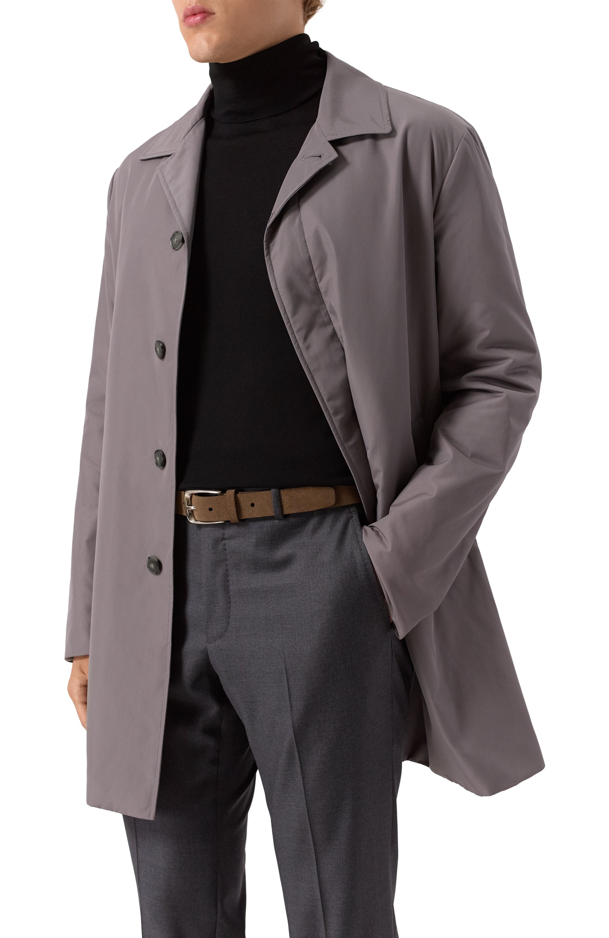 Замшевый ремень BRUNELLO CUCINELLI коричневого цвета по цене 62050 руб., арт. MAUGP379, фото 2 Замшевый ремень BRUNELLO CUCINELLI, арт. MAUGP379, фото 2