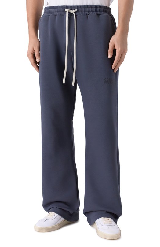 Хлопковые брюки Comme des Fuckdown CFABM01849 Серый  CFABM01849 Фото 3