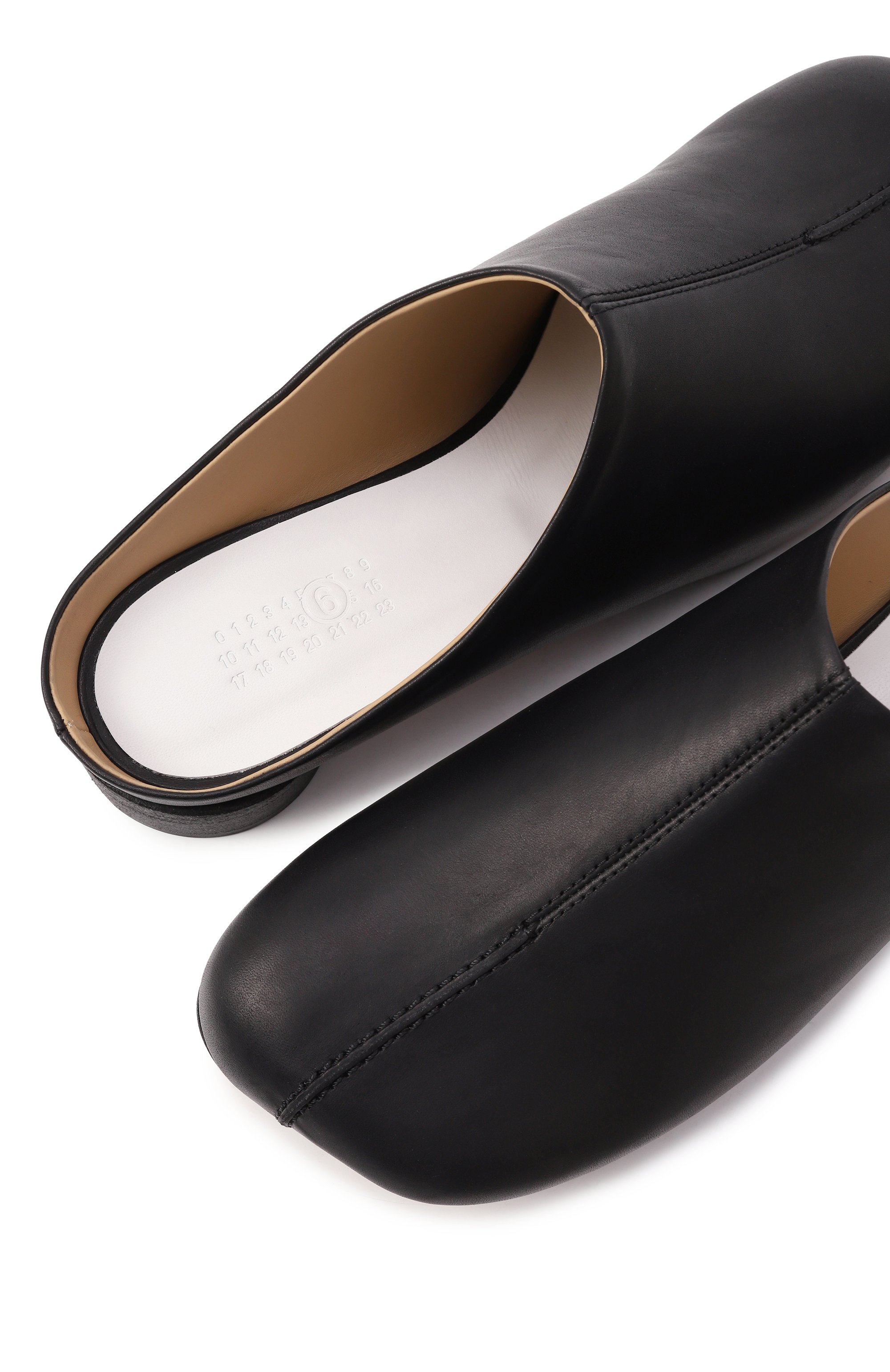 Кожаные сабо MM6, арт. SH1WX0003/P5000, фото 7