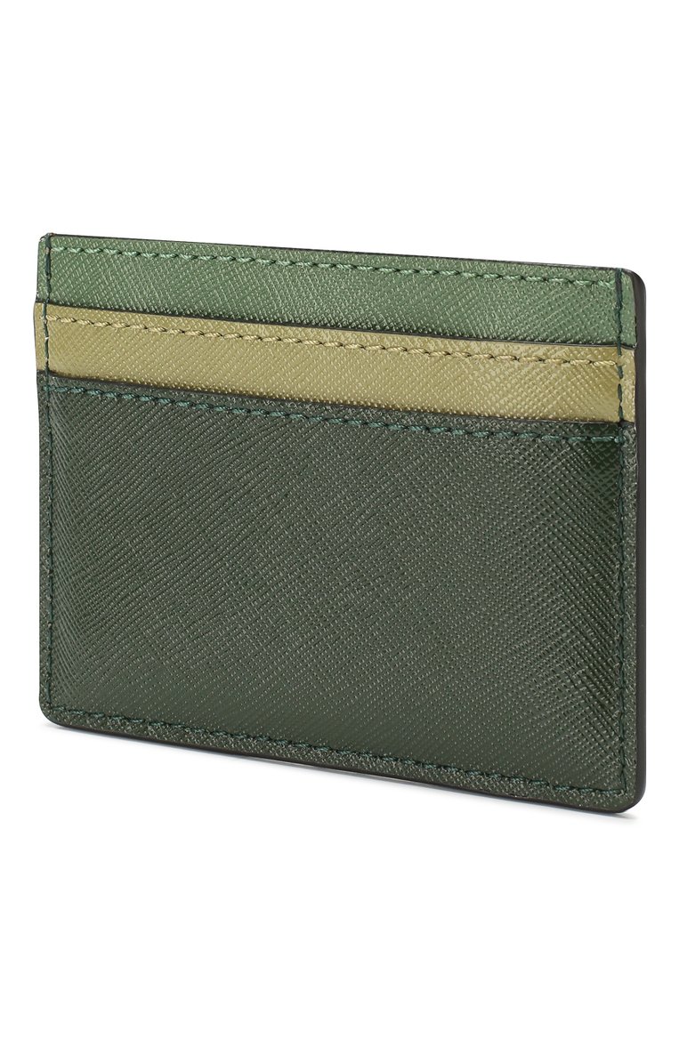 Женский кожаный футляр для кредитных карт MARC JACOBS (THE) хаки цвета, арт. M0013355 | Фото 2 (Статус проверки: Проверена категория, Проверено; Материал: Натуральная кожа; Материал сплава: Проставлено, Проверено; Нос: Не проставлено)