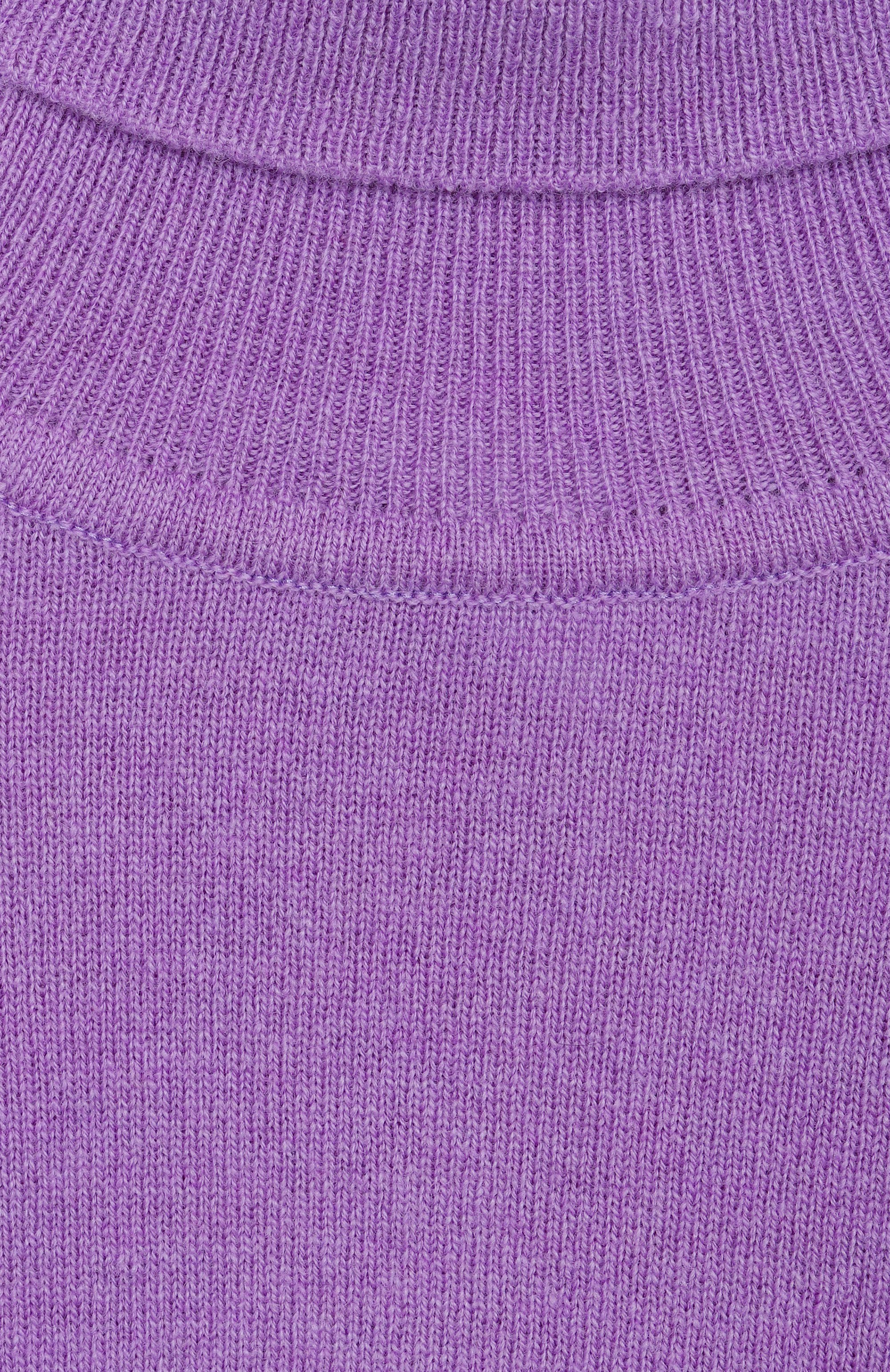 Кашемировая водолазка WOOL AND COTTON сиреневого цвета по цене 16220 руб., арт. KRUSV-2507, фото 3 Кашемировая водолазка WOOL AND COTTON, арт. KRUSV-2507, фото 3