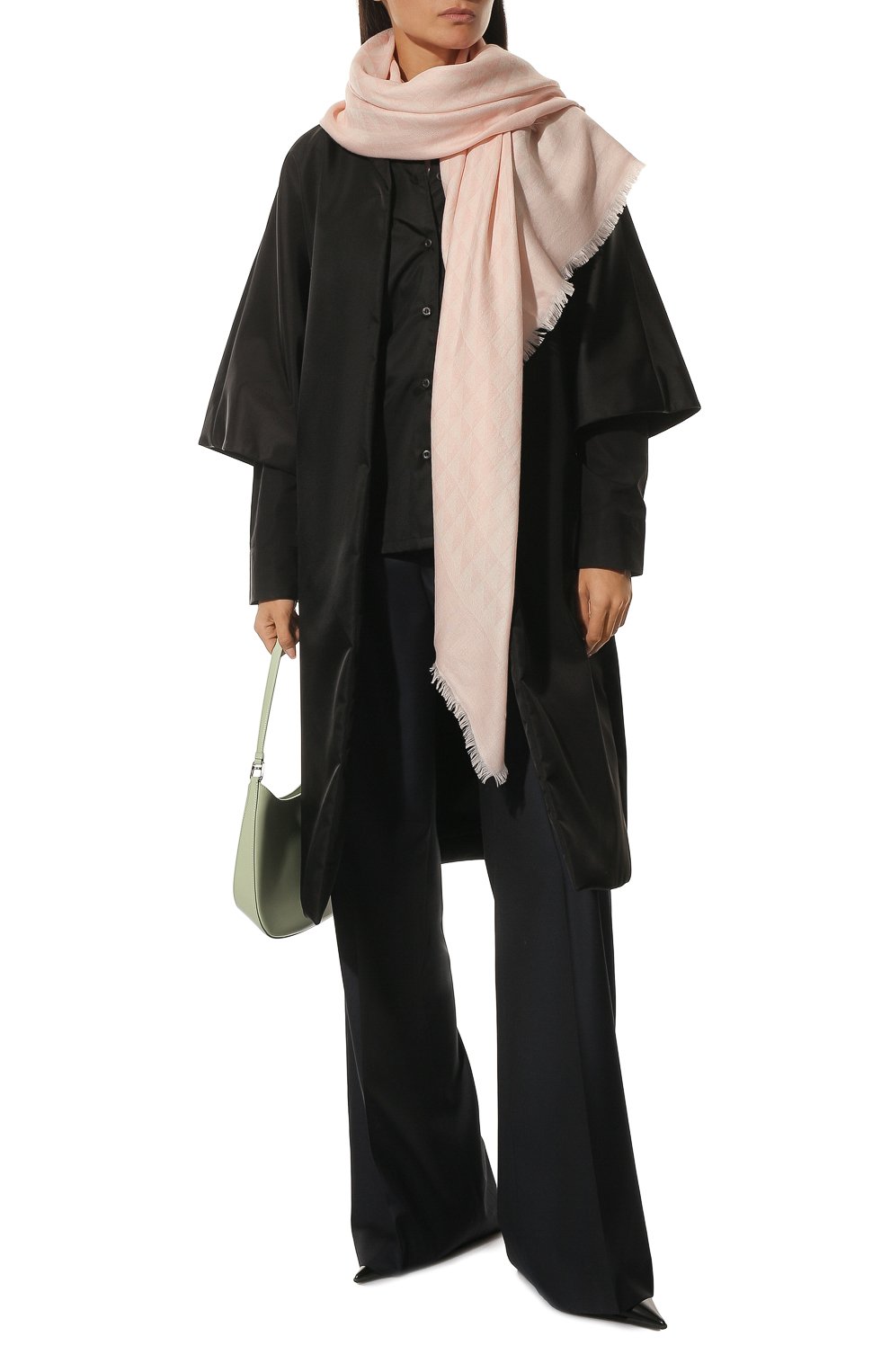 Палантин из шерсти и шелка PRADA, арт. 2FS034-2FK8-F0V4C, фото 2