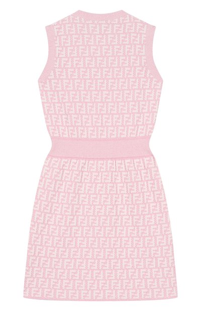 Платье из хлопка и вискозы FENDI, арт. JFG237/AVW7_001