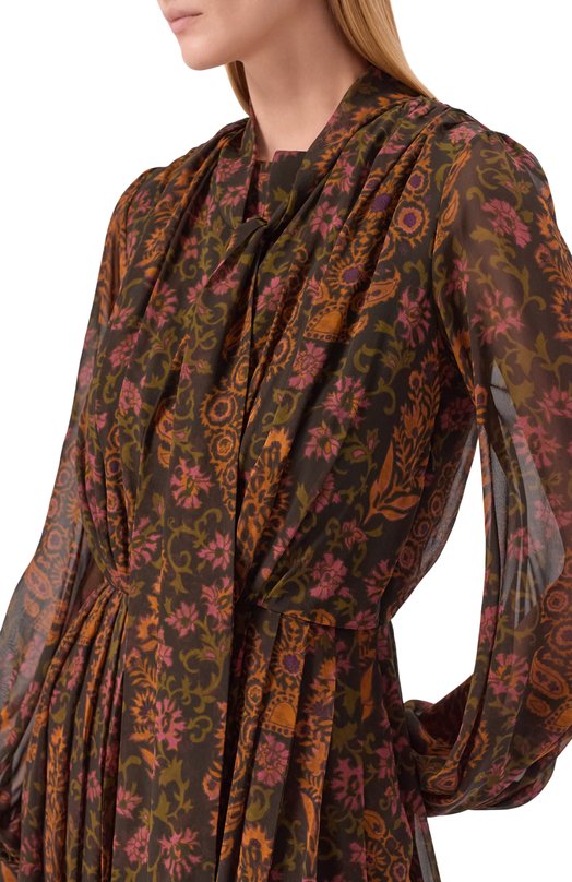 Шелковое платье Giambattista Valli 25FWSVTE5080/96PRI Разноцветный  25FWSVTE5080/96PRI Фото 4