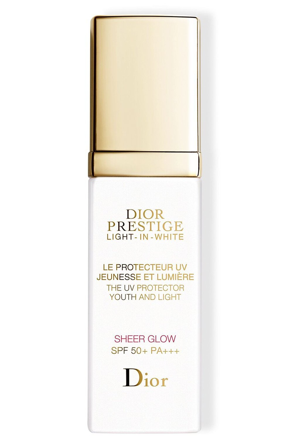 Средство для защиты молодости и сияния dior prestige light-in-white spf 50+ (30ml) DIOR бесцветного цвета по цене 9400 руб., арт. C099693447, фото 1 Средство для защиты молодости и сияния dior prestige light-in-white spf 50+ (30ml) DIOR, арт. C099693447, фото 1