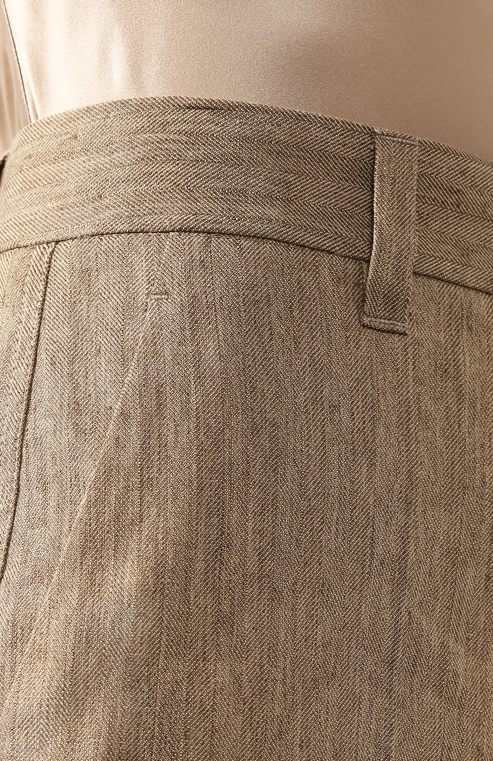 Брюки из смеси хлопка и льна BRUNELLO CUCINELLI, арт. MF578P6947, фото 5