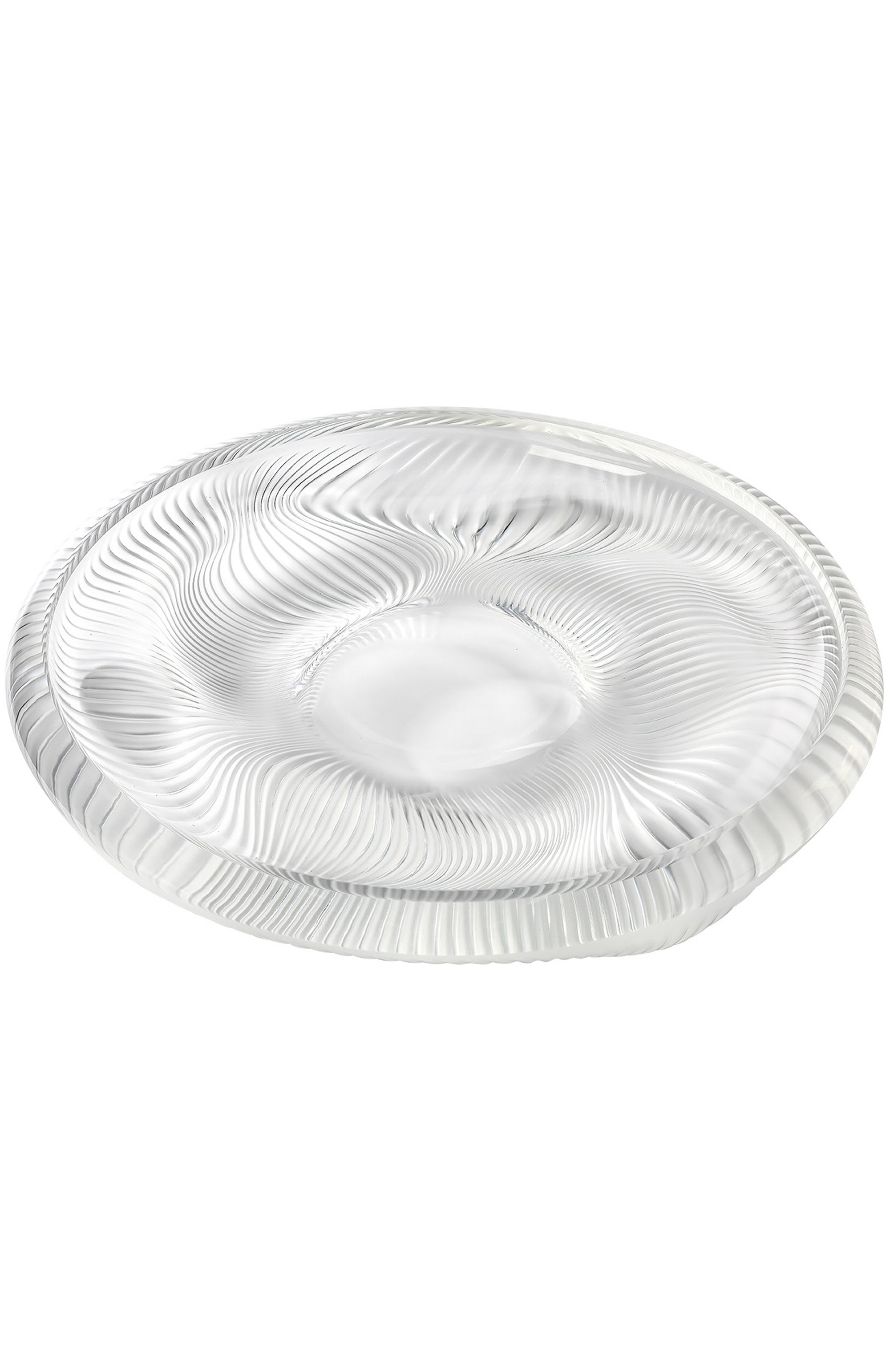 Блюдо alize LALIQUE прозрачного цвета по цене 384000 руб., арт. 10856900, фото 2 Блюдо alize LALIQUE, арт. 10856900, фото 2