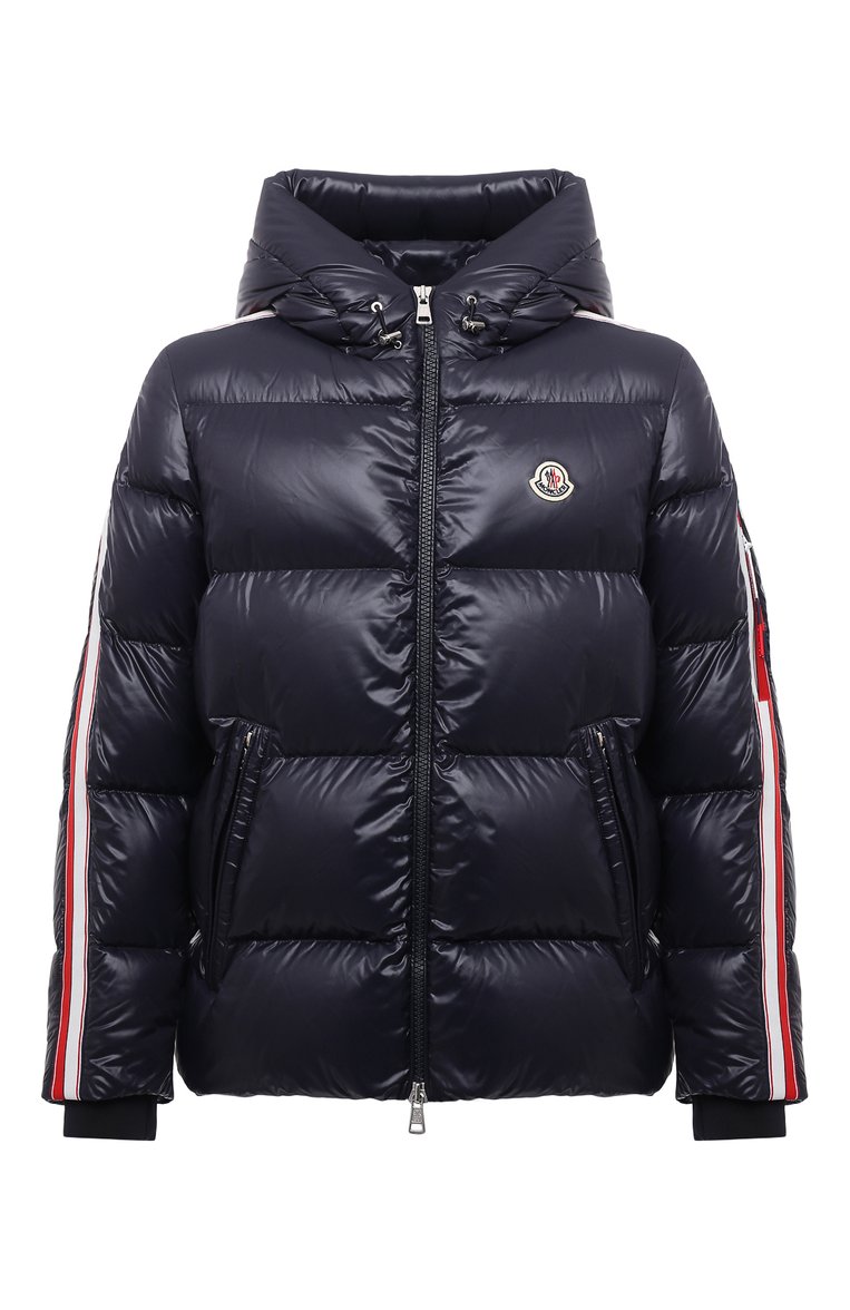 Мужская пуховик dincer MONCLER темно-синего цвета, арт. G2-091-1A000-90-68950 | Фото 1 (Рукава: Длинные; Материал утеплителя: Пух и перо; Длина (верхняя одежда): Короткие; Материал внешний: Синтетический материал; Материал подклада: Синтетический материал; Кросс-КТ: Куртка; Мужское Кросс-КТ: пуховик-короткий; Стили: Спорт-шик; Материал сплава: Проставлено; Драгоценные камни: Проставлено)