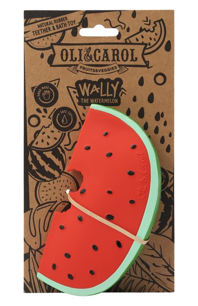 Игрушка-прорезыватель для зубов wally the watermelon OLI&CAROL, арт. L-WALLY WATERMELON-UNIT