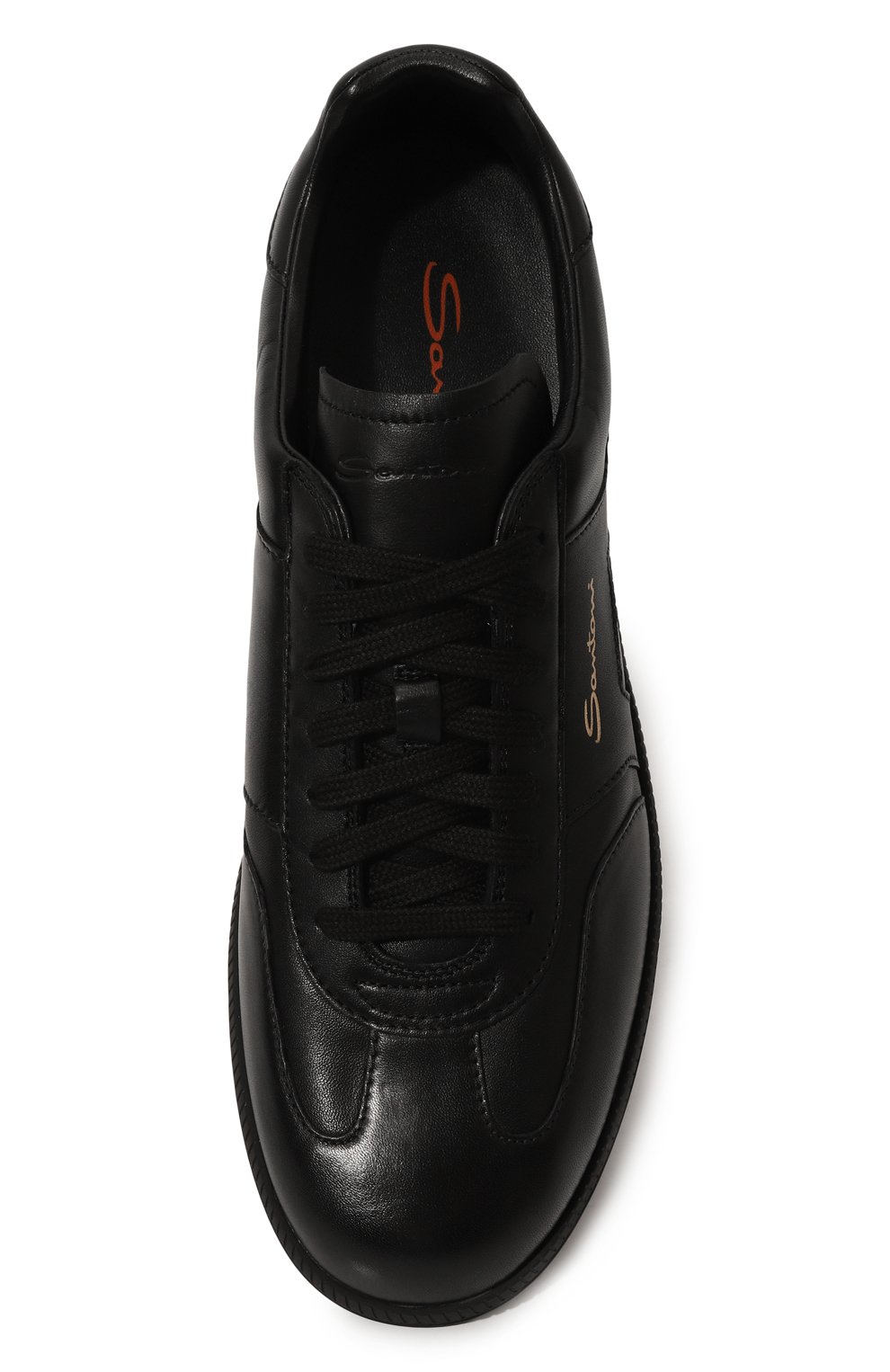 Кожаные кеды dbs-olympic SANTONI, арт. MBPG22031NERTESM, фото 6