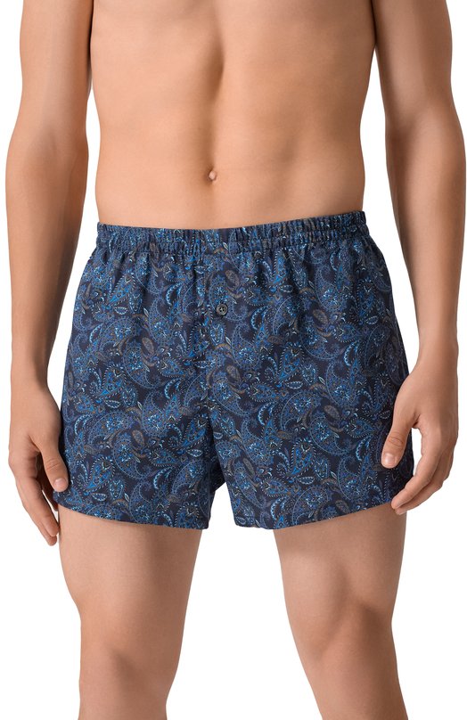 Хлопковые боксеры Zimmerli 4790-27201 Синий  4790-27201 Фото 2