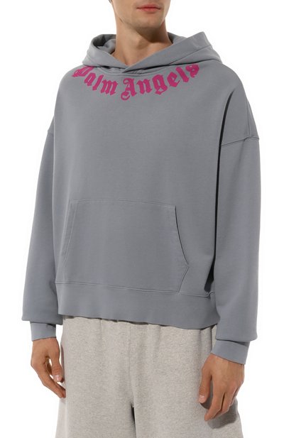 Хлопковое худи PALM ANGELS, арт. PMBB058F24FLE004, фото 3