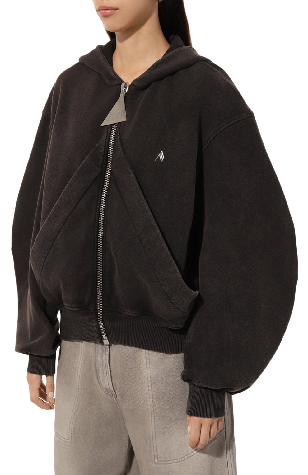 Хлопковая толстовка THE ATTICO, арт. 247WCF15, фото 3