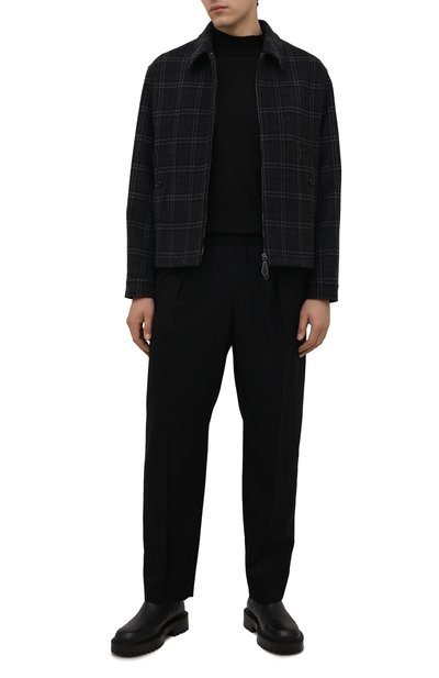 Шерстяные брюки SAINT LAURENT, арт. 660307/Y054T, фото 2