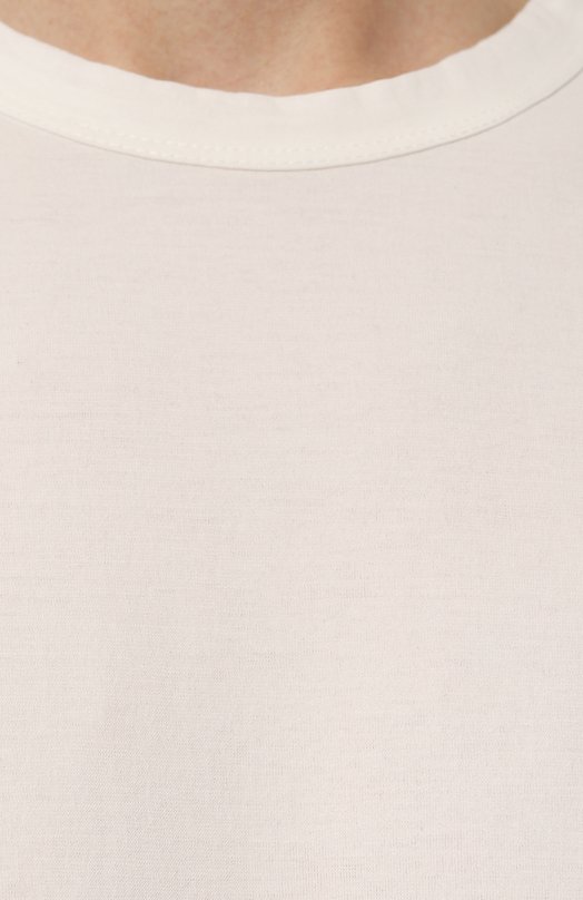 

Хлопковая футболка Piacenza Cashmere 1733, Белый