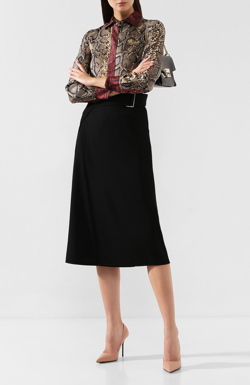 Шерстяная юбка VICTORIA BECKHAM, арт. SK MID 31002AWR, фото 2