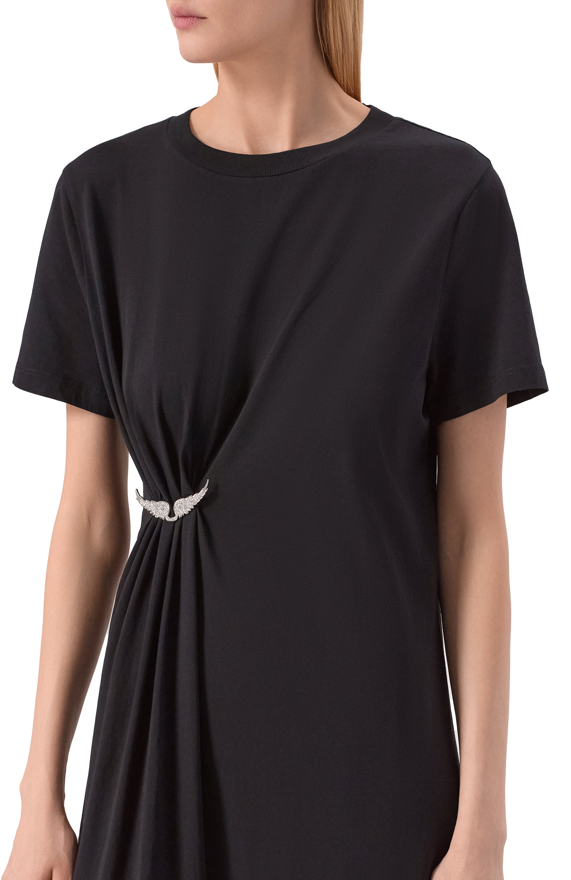 Хлопковое платье ZADIG AND VOLTAIRE, арт. JWDR01133, фото 4