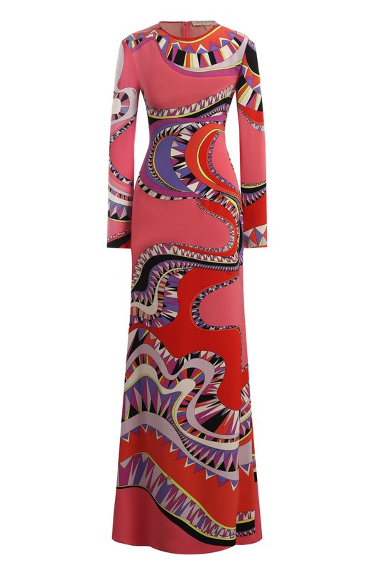

Шелковое платье Emilio Pucci, Розовый