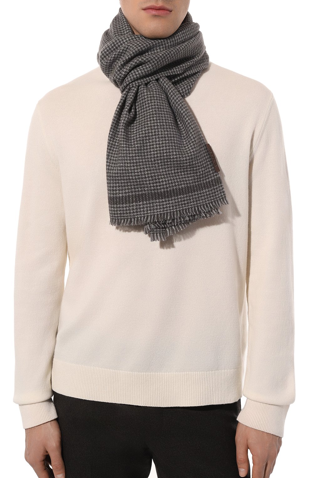 Шарф из шерсти и шелка ZEGNA, арт. Z4L04S/24K, фото 2