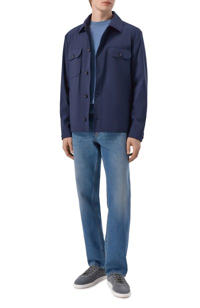 Замшевые кеды FRANCESCHETTI, арт. 0400041/CAM0SCI0 RAIN, фото 2