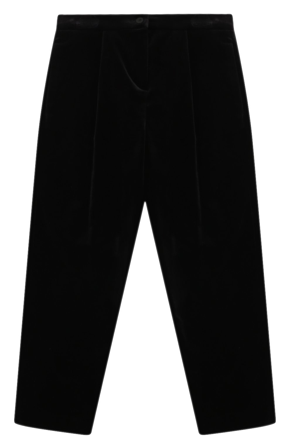 Вельветовые брюки STELLA MCCARTNEY черного цвета по цене 19550 руб., арт. TV6F10, фото 1 Вельветовые брюки STELLA MCCARTNEY, арт. TV6F10, фото 1