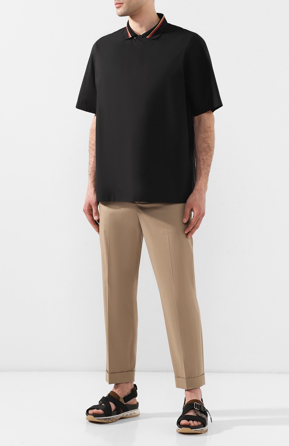 Кожаные сандалии FENDI, арт. 7X1225 A647, фото 2