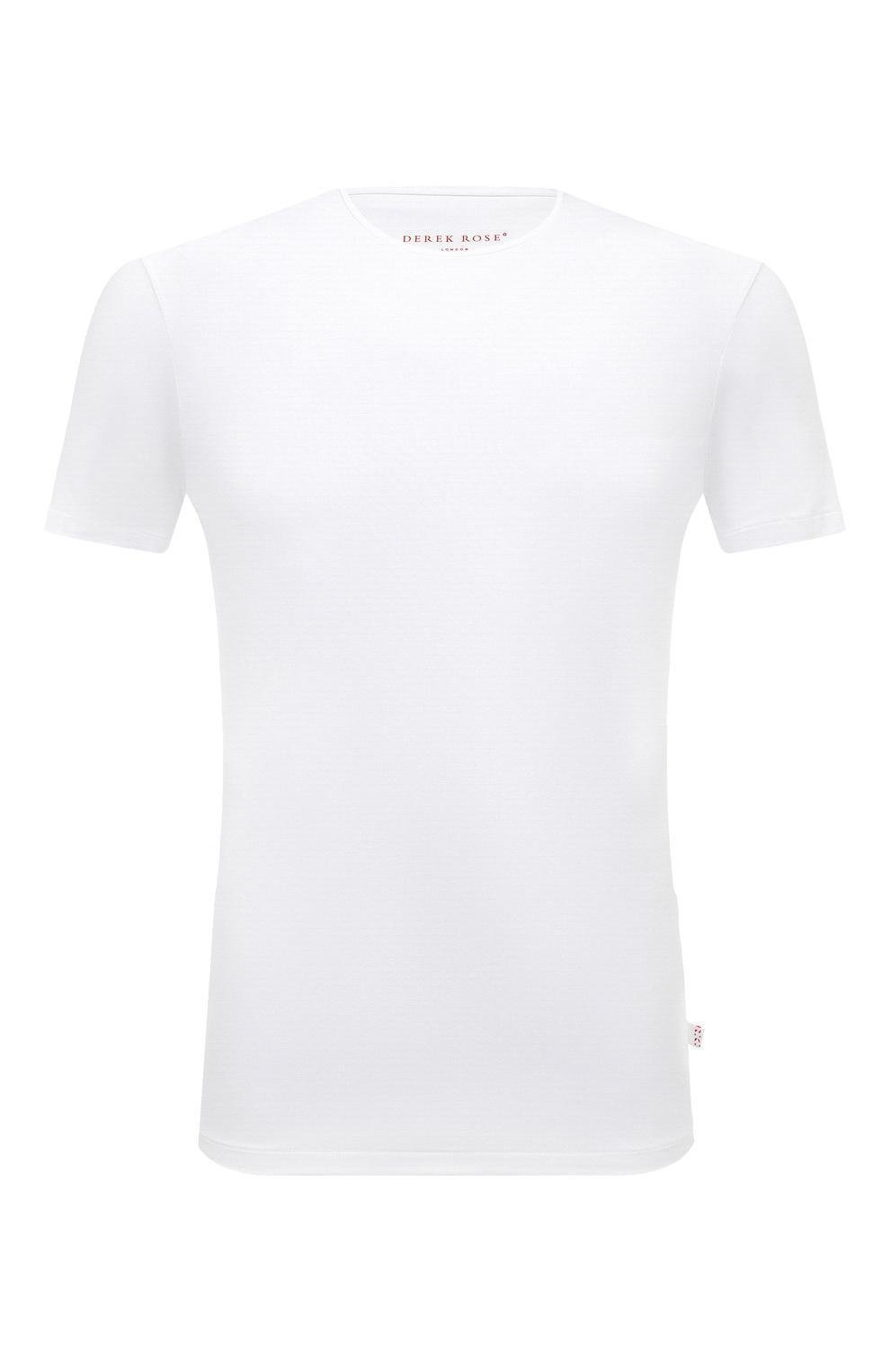 Футболка DEREK ROSE белого цвета по цене 13550 руб., арт. 8007/ALEX001, фото 1 Футболка DEREK ROSE, арт. 8007/ALEX001, фото 1
