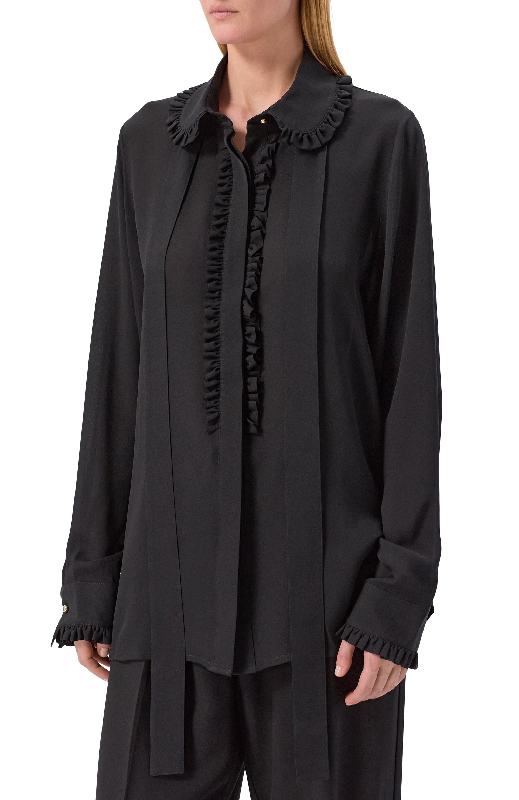 Шелковая блузка ELIE SAAB, арт. SH134NF25SI001, фото 3