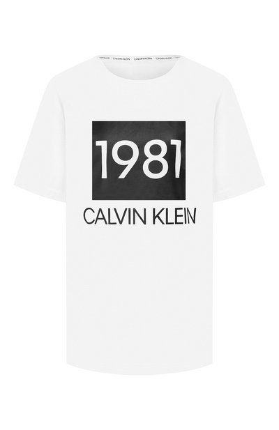 Женская хлопковая футболка CALVIN KLEIN, арт. QS6343E
