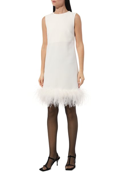 Платье с отделкой перьями P.A.R.O.S.H., арт. PIC0-D725237P, фото 3